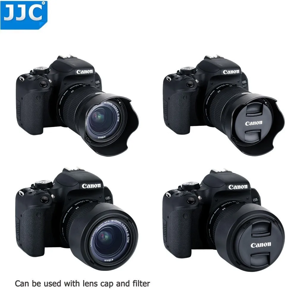 Бленда объектива для Canon EOS 90D 80D 70D 77D EF S 18 55 мм f/3 5 6 is STM f/4 заменяет фонарь|Бленды| |