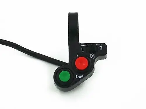 

7/8" Motorcycle ATV Scooter Dual MX Offroad Switch Horn Turn Signal On/Off Light For Honda Kawasaki Suzuki Yamaha