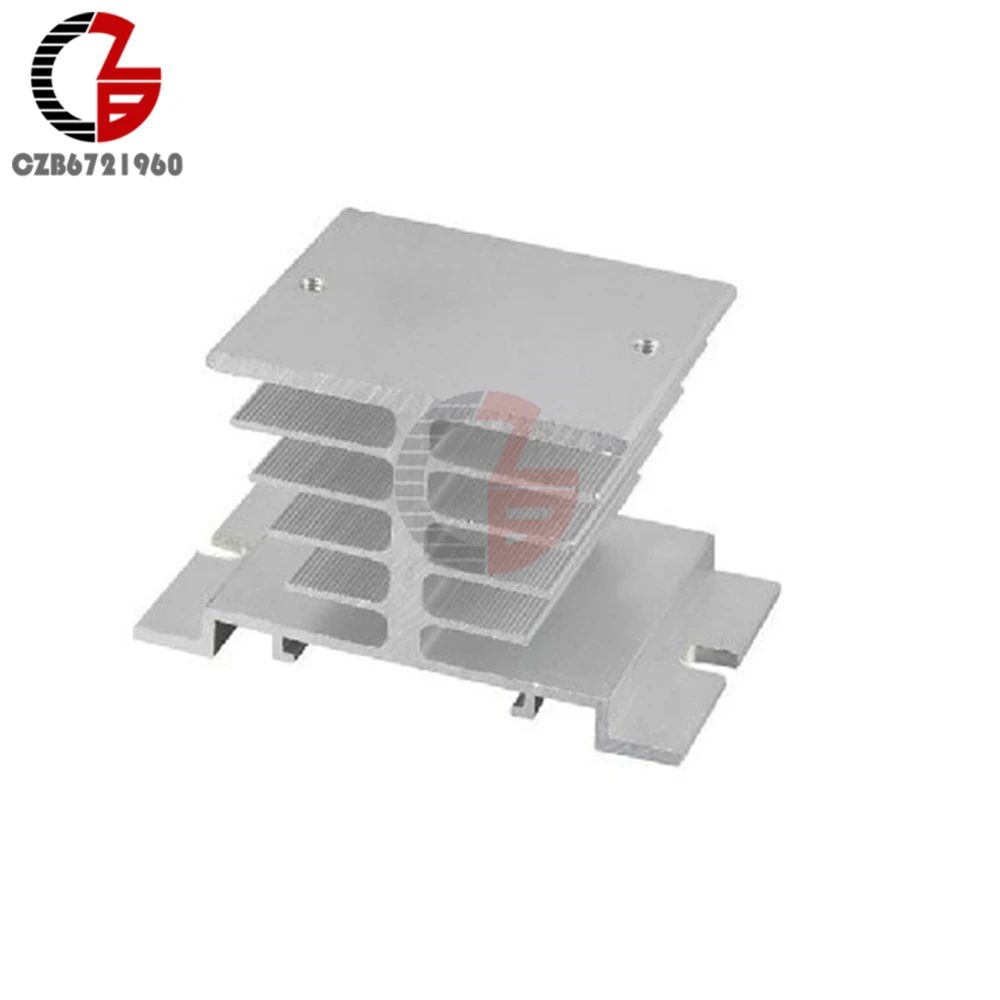 Твердотельные реле SSR-50DA SSR-60DA SSR-70DA SSR-100DA DC-AC 3-32 В/24 в пост-380 V полупроводниковое реле 50DA 60DA 70DA 100DA 50/60/70/100A триггерный релейный модуль