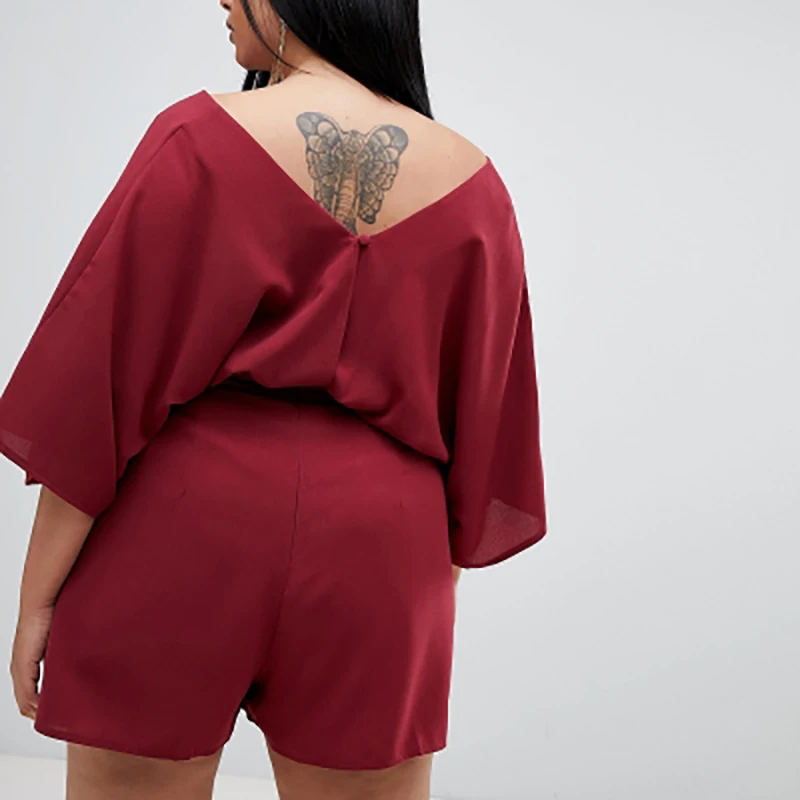 Женский Летний комбинезон большого размера размеры 5XL 6XL 7XL 2019 | Женская одежда