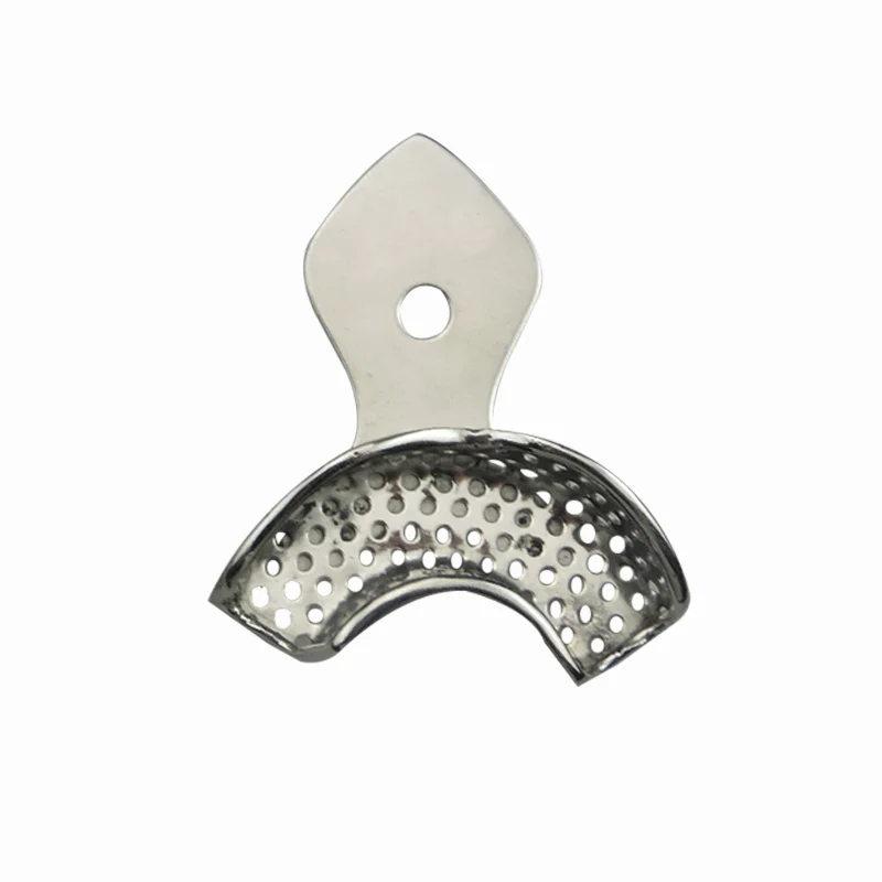 

6Pcs/Set Dental Impression Tray Stainless Steel Teeth Tray Autoclavable Denture Instrument Trays Dentist Tools