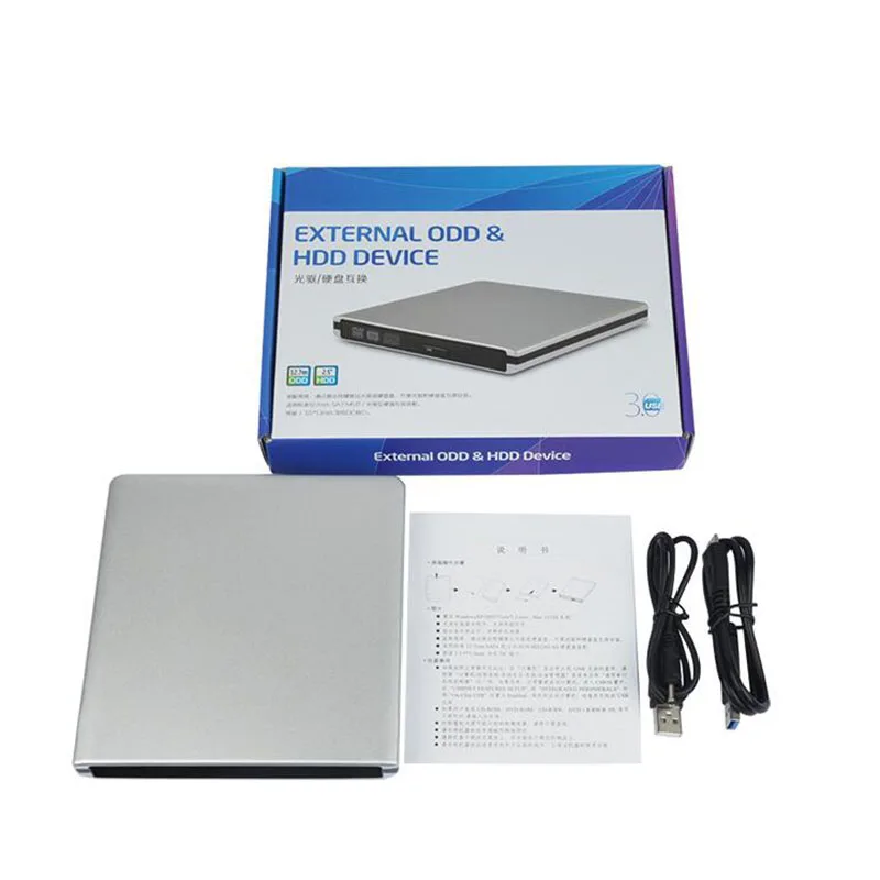 Внешний оптический привод USB 3 0 для компьютера CD DVD VCD плейер ноутбук мобильный CD/DVD
