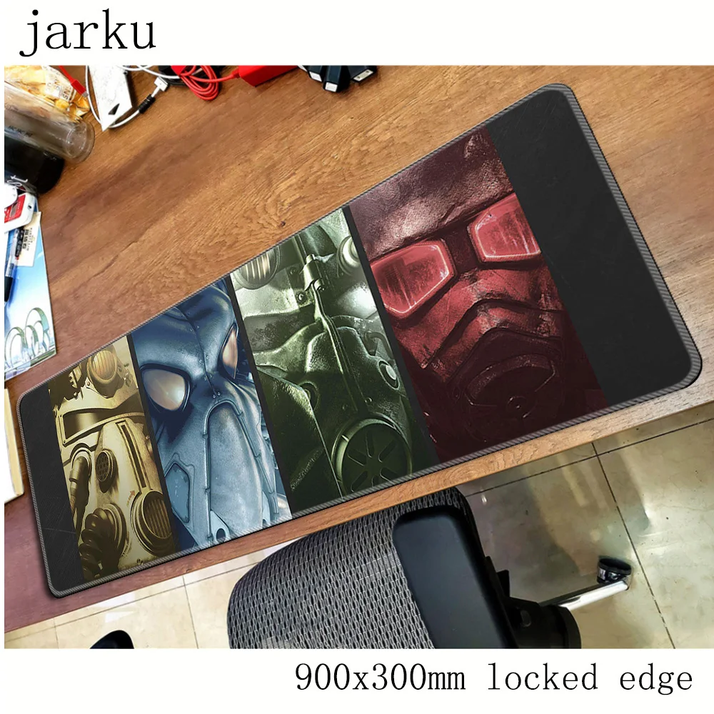 Игровой коврик для мыши falloutd 900x300 мм, коврик для мыши для ноутбука, большой игровой коврик для мыши, большой коврик для мыши с массивным рисунком, Настольный Коврик Для Мыши для ПК