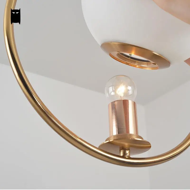 Розовое золото шар земной Подвеска светильник современный корейский Nordic фитинги