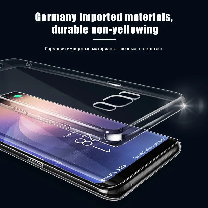 BALMORA TPU Case Clear Soft For Samsung Galaxy A50 A60 A70 A40S A30 A20 A10 A9 A8 8S 7 6 5 J7 Plus 3 Back Phone Cover |