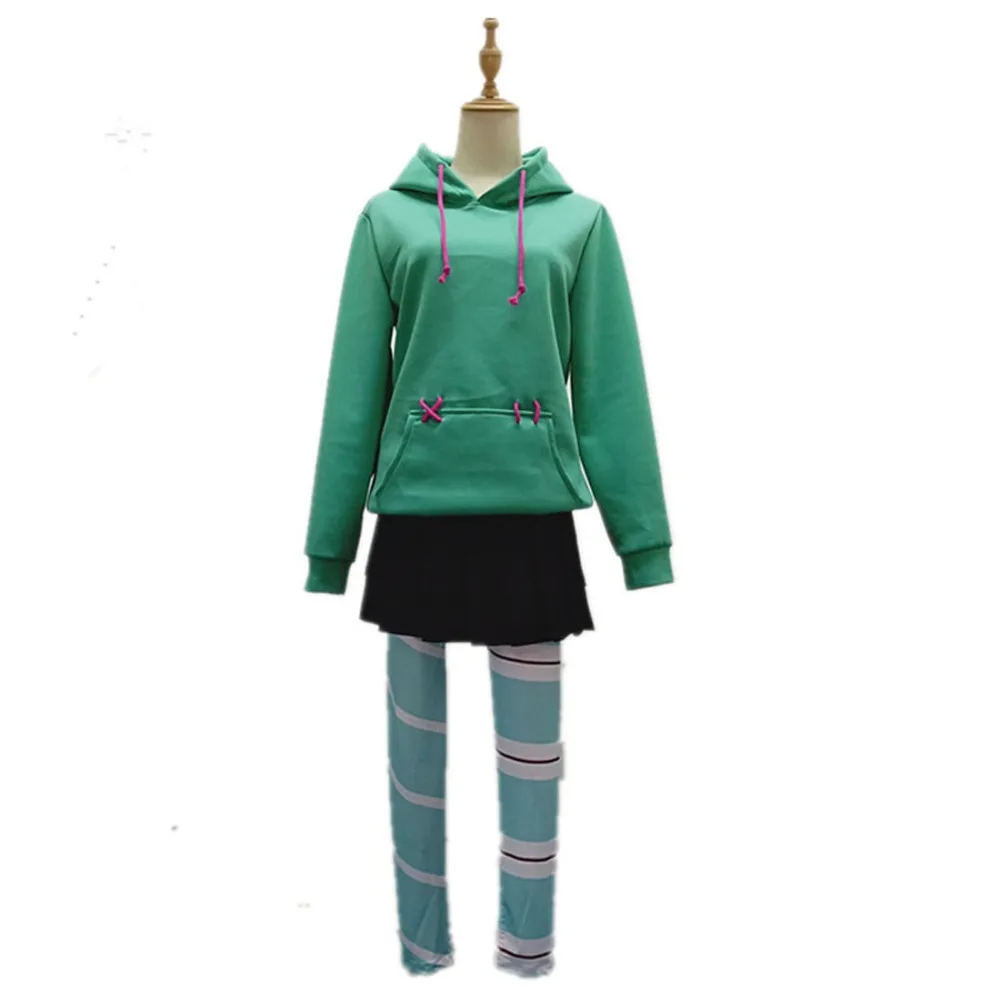 2019 Хэллоуин косплей Vanellope von Swiss костюм игра сахарный Раш Косплей Набор|Костюмы
