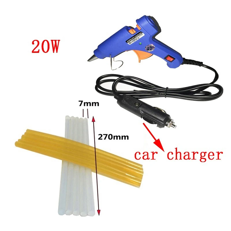 

44Pcs/Set 12V Glue-Gun Metal Dent Lifter-Glue Puller Tab Car Hail Removal Paintless Car Painless Dent Repair Tools Kit