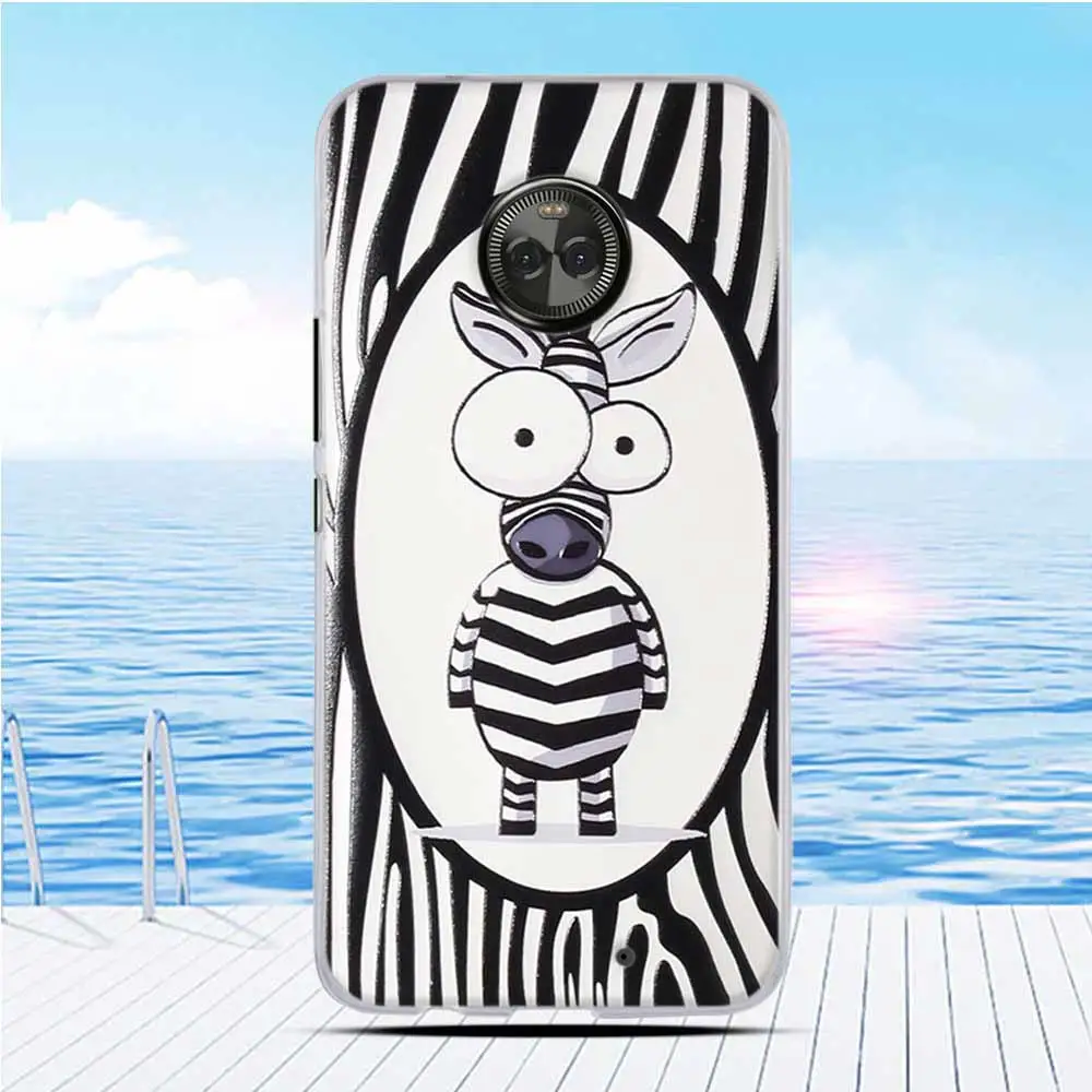 Case for Motorola Moto X4 XT1900 X 2017 (4th gen) Cover Soft TPU Silicon Flower Phone Coque | Мобильные телефоны и
