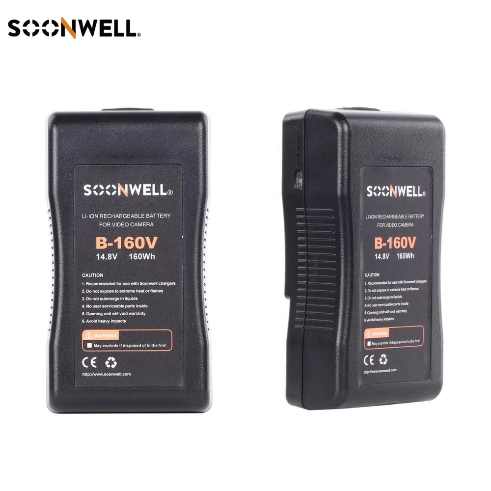 Soonwell B-160V литий-ионная аккумуляторная батарея 14 4 Втч 11 Ач в V-lock V-mount для фото-и
