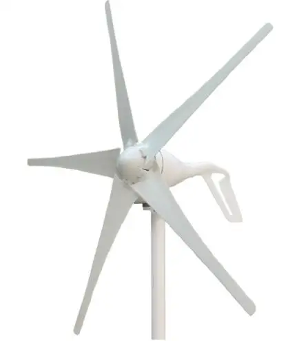 

NEW Arrival Wind Mill Permanent Magnet Generator 400W Horizontal Axis Wind Generator With 600W Wind Charge Controller