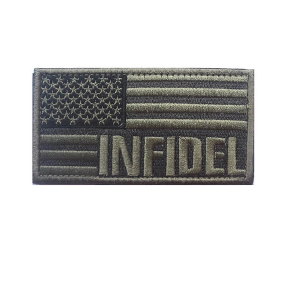 3D вышивальные патчи с застежкой-липучкой неверных заплатки Флаг США/Тактические