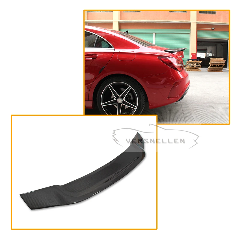 Крыло Renntech Look для Mercedes CLA CLA45 W117 C117 матовый спойлер задней крышки багажника из