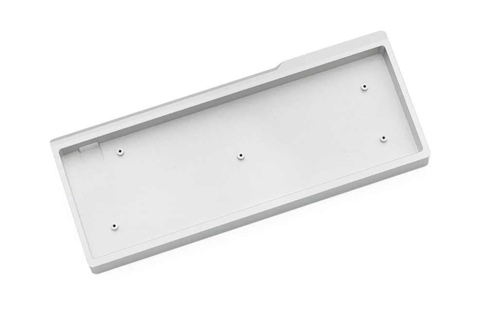 BM43 HPCase Silverx1 Анодированный алюминиевый чехол для bm43a bm43 40% pcb пользовательская клавиатура acclive угол черный серебристый серый желтый розовый синий высокий профиль - Цвет: BM43 HPCase Silverx1