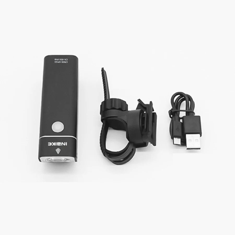 INBIKE Водонепроницаемый велосипедный фонарь USB Перезаряжаемый фонарик