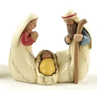 2 56 inch statue holy family nativity figurine tabletop scene decoration jesus baby mary figure