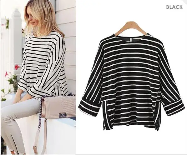 Европа и Америка Для женщин 2019 весной новый шею семь точка рукава Рубашка в