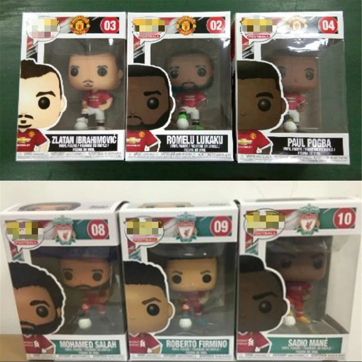 Manchester FUNKOS POPS United Liverpool Firmino Salah Pogba Lukaku MANE фигурку ПВХ поп Футбол Звезда