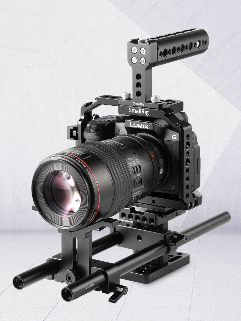 SmallRig G7 клетка для Panasonic Lumix DMC-G7 камера клетка с HDMI кабель зажим+ Холодный башмак+ крепление Nato Rail-1779