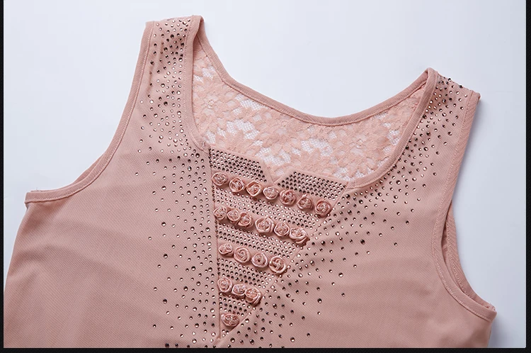 2018 new summer fashion Beaded sleeveless T-shirt casual knit vest all-match solid backing female head of tide | Женская одежда