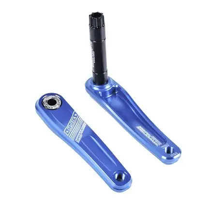 crank blue Новая Улитка MTB горный велосипед Интегрированный полый Звездочка с ЧПУ Сверхлегкий GXP Crank 104bcd диск положительные отрицательные зубы - Цвет: crank blue