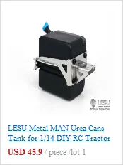 LESU металлическая Батарейная коробка Воздушный бак Deco 1/14 Tmy MAN RC Тягач Модель TH02352
