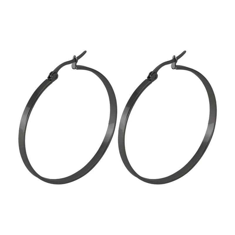 FairLadyHood 316L серьги из нержавеющей стали Ananti-Allergy популярные ювелирные изделия мужские и женские общие серьги-кольца