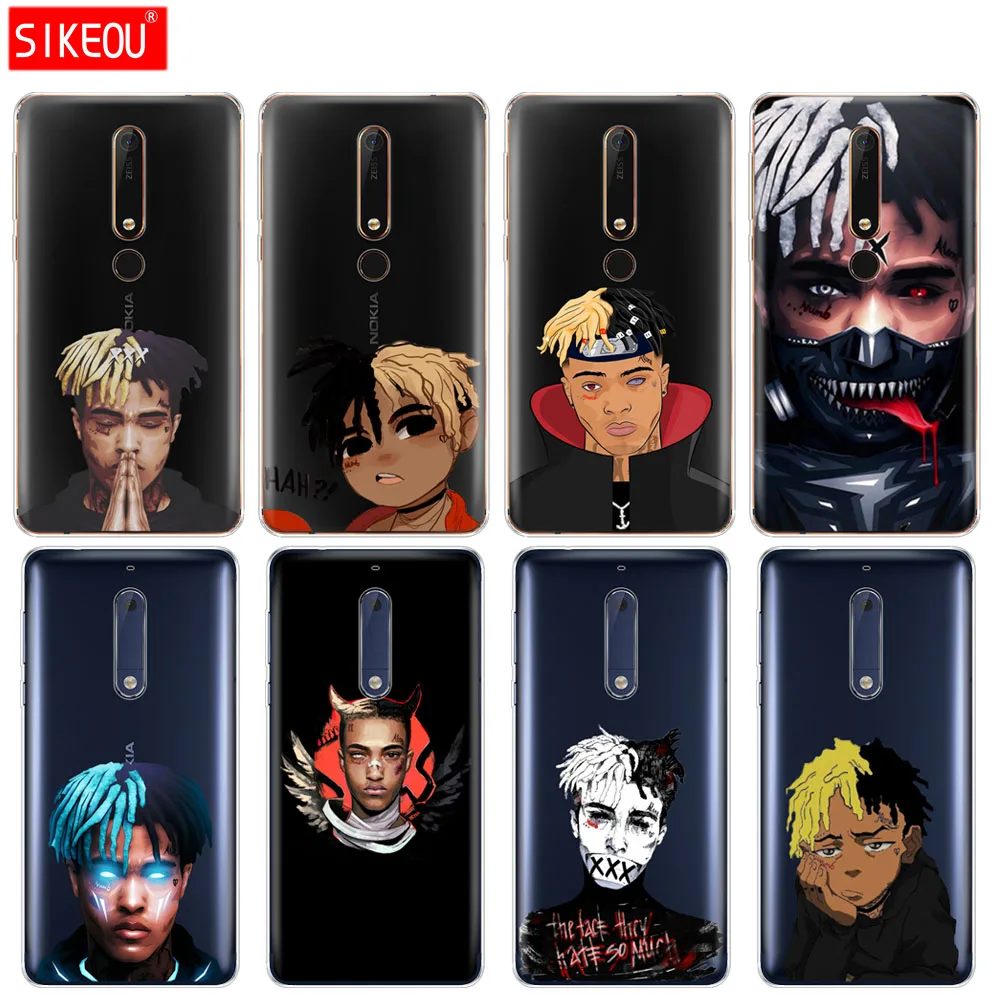Силиконовый чехол для телефона Nokia 5 3 6 7 PLUS 8 9 /Nokia 1 2018 Xxxtentacion защитный | Мобильные