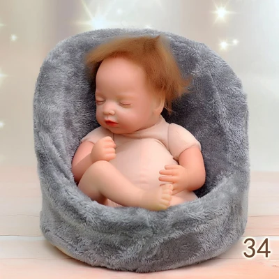34 Новинка! Детский костюм для фотосъемки от 0 до 4 месяцев ребенок позирует реквизит для дивана мягкий реквизит для фотосъемки новорожденных аксессуары для фотосъемки - Цвет: 34