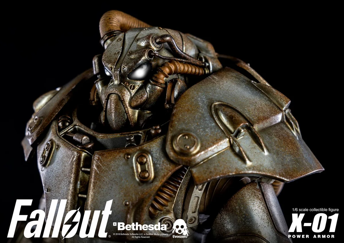 Оригинальная фигурка ThreeZero 1/6 Fallout 4 X-01, мощная броня, меха бетеста, коллекция, фигурка для фанатов, подарок на праздник