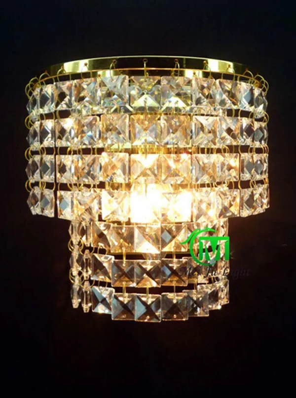 Горячая продажа хрустальные настенные бра с E14 лампы хром/золото гостиной