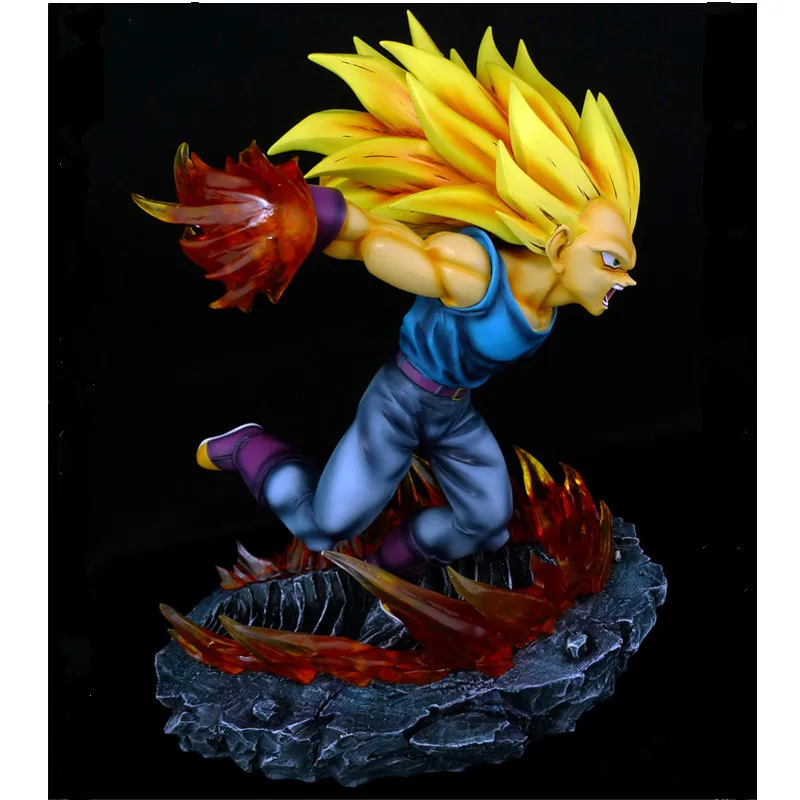Статуя аниме Драконий жемчуг Z Super Saiyan 3 Vegeta Улучшенная Повседневная версия