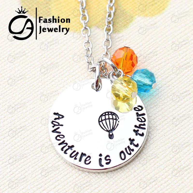 Приключения на улице путешествия Летающий дом ожерелье Рождественский подарок