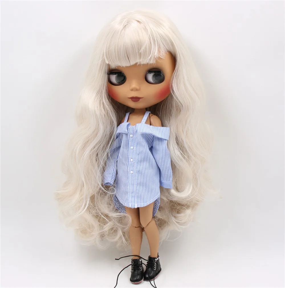 Ледяные дни Фортуны завод blyth кукла супер черная кожа тон темная кожа короткие красные волосы тело 1/6 30 см BL1248