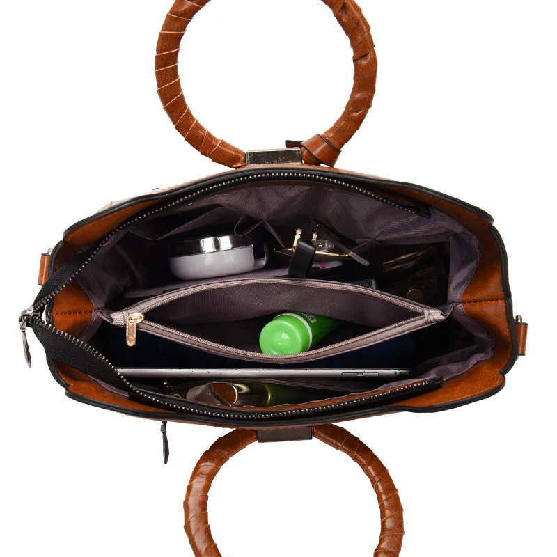 Роскошные сумки женские дизайнерская винтажная сумка через плечо из