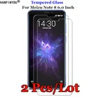 2 шт.лот для Meizu Note8 закаленное стекло 9H 2.5D Премиум Защитная пленка для экрана для Meizu Note 8 6,0