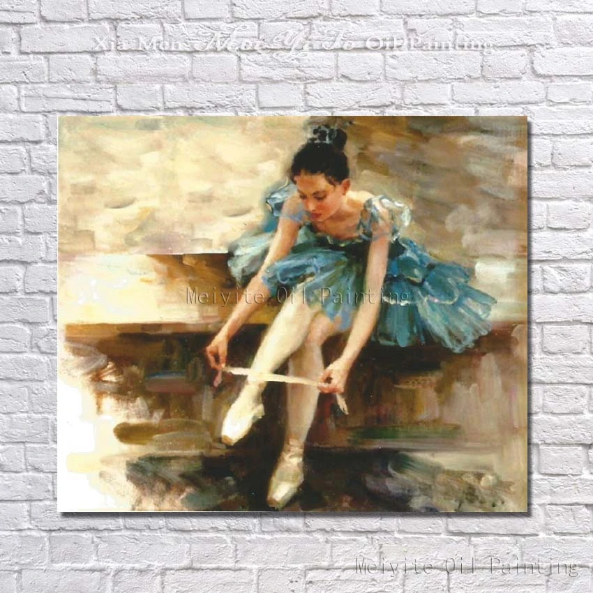 

High Quality Canvas 100% Hand Painted Beautiful Portait Oil Painting On Canvas For Living Room Decortion Wall Picture No Framed