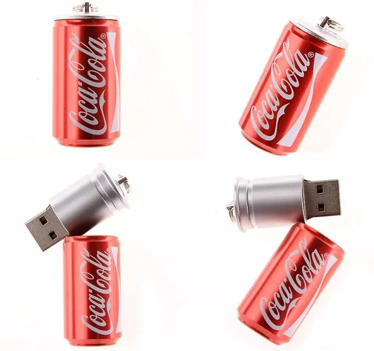 Кокс бутылки Pen Drive металла бутылку Пепси pendrive 64 Г 128 ГБ 256 usb flash drive memory stick диск U 512 1