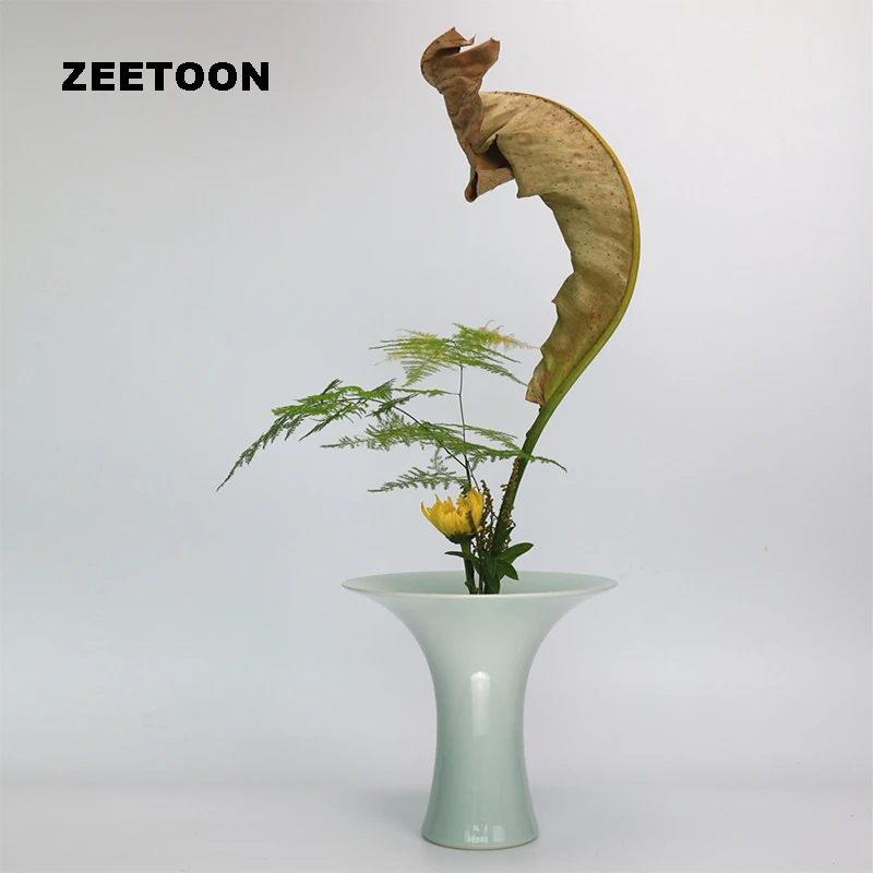 Японский Ikebana цветочный горшок Цветочная композиция гидропонная ваза Настольный