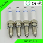 4 шт. Новинка 04C 905 616 Свеча зажигания для Seat Mii Skoda Citigo 1,0 Octavia Golf 1,6 04C905616
