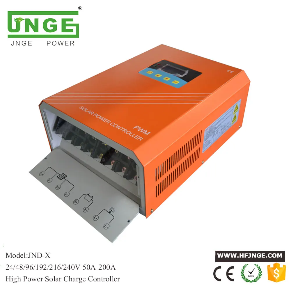 Контроллер заряда солнечной батареи JNGE Power 150A для системы энергии с ЖК-дисплеем |