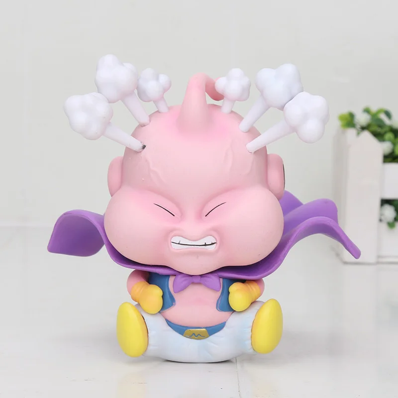 fat buu in bag 11 см аниме Dragon Ball Fighter Z Majin Buu Cell ПВХ фигурка игрушки модель малыш Buu Freeza frieza Fina из - Цвет: fat buu in bag