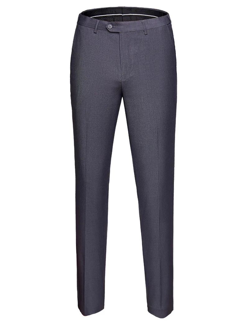 Dark gray Shenrun, мужские деловые штаны, брюки, железные, одноцветные, облегающие, для офиса, для работы, формальные, модные, повседневные, обтягивающие, для молодых - Цвет: Dark gray
