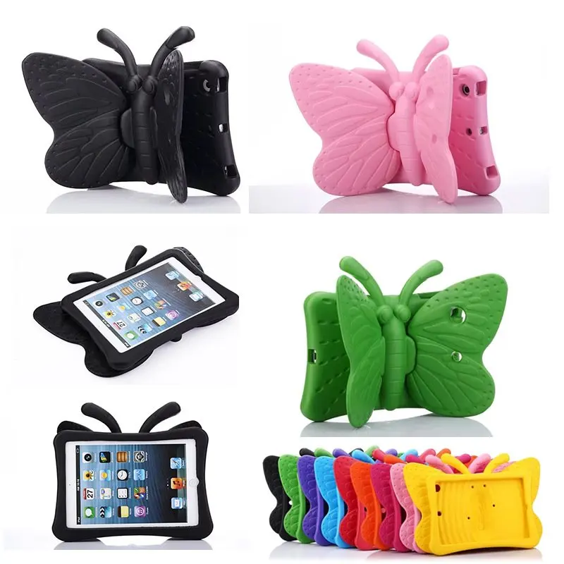 Высококачественный противоударный чехол для iPad Mini Funda милый 3D с бабочкой из