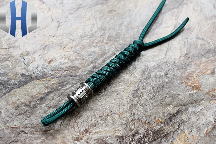 Titanium Alloy Knife Beads EDC Multi Tools Paracord Can 6PCS Fits Tritium Gas Tube Umbrella Rope Outdoor Parachute Cord Gadget | Спорт и