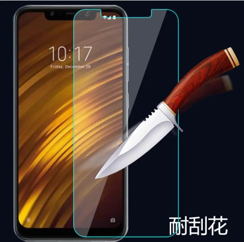 Закаленное стекло для Xiaomi Pocophone F1 A2 6X A1 5X 8 8SE Redmi s2 10 шт./лот бесплатная доставка