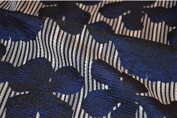 145 см ширина Европейский стиль лепестки Металлик Жаккардовая парча ткань 3D