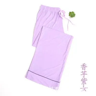 Purple L-4XL 40-90 кг размера плюс Брюки домашние женские шорты для сна женские пижамные штаны 537 - Цвет: Purple