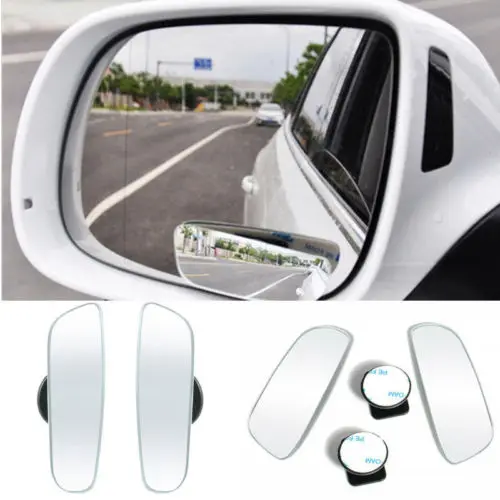 Фото 2 шт. универсальные автомобильные 360 широкоугольные зеркала для слепых зон