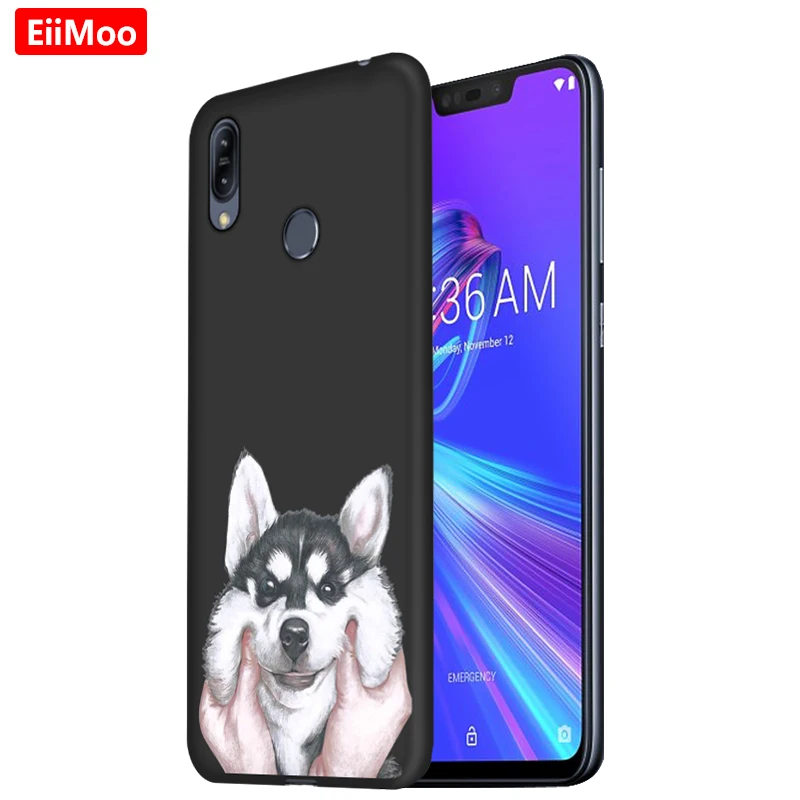 Чехол для телефона EiiMoo чехол Asus ZenFone Max (Pro) M2 ZB631KL из ПУ силикона ASUS ZB633KL