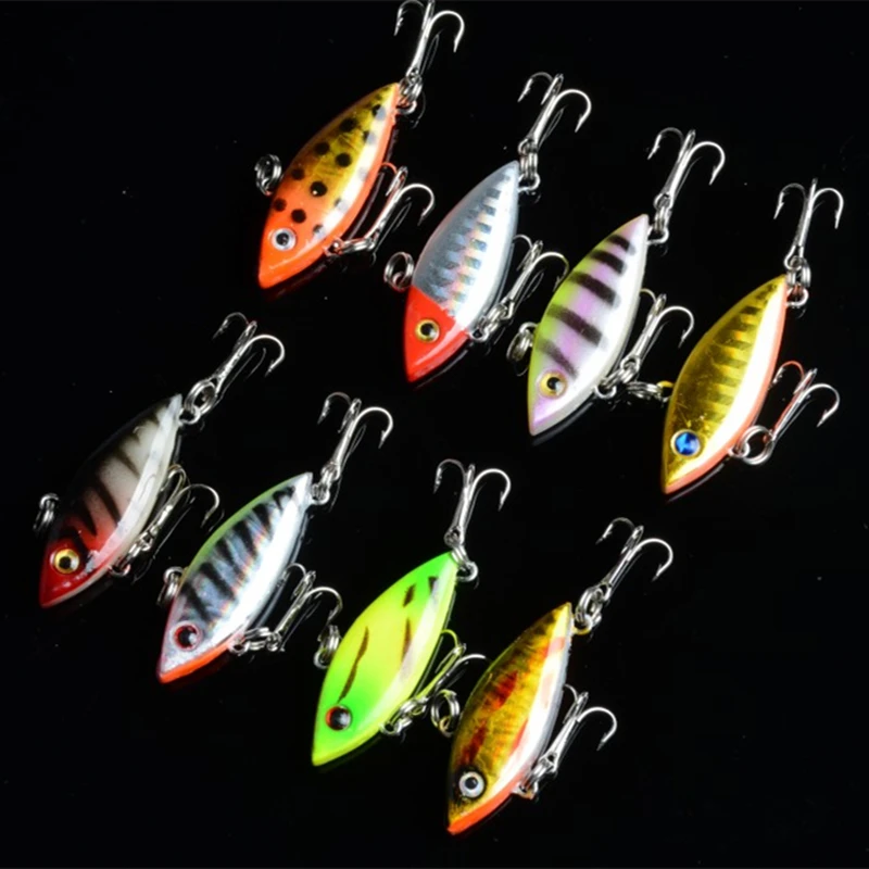 Большая распродажа 8 шт. супер мини приманка для зимней рыбалки VIB жесткая